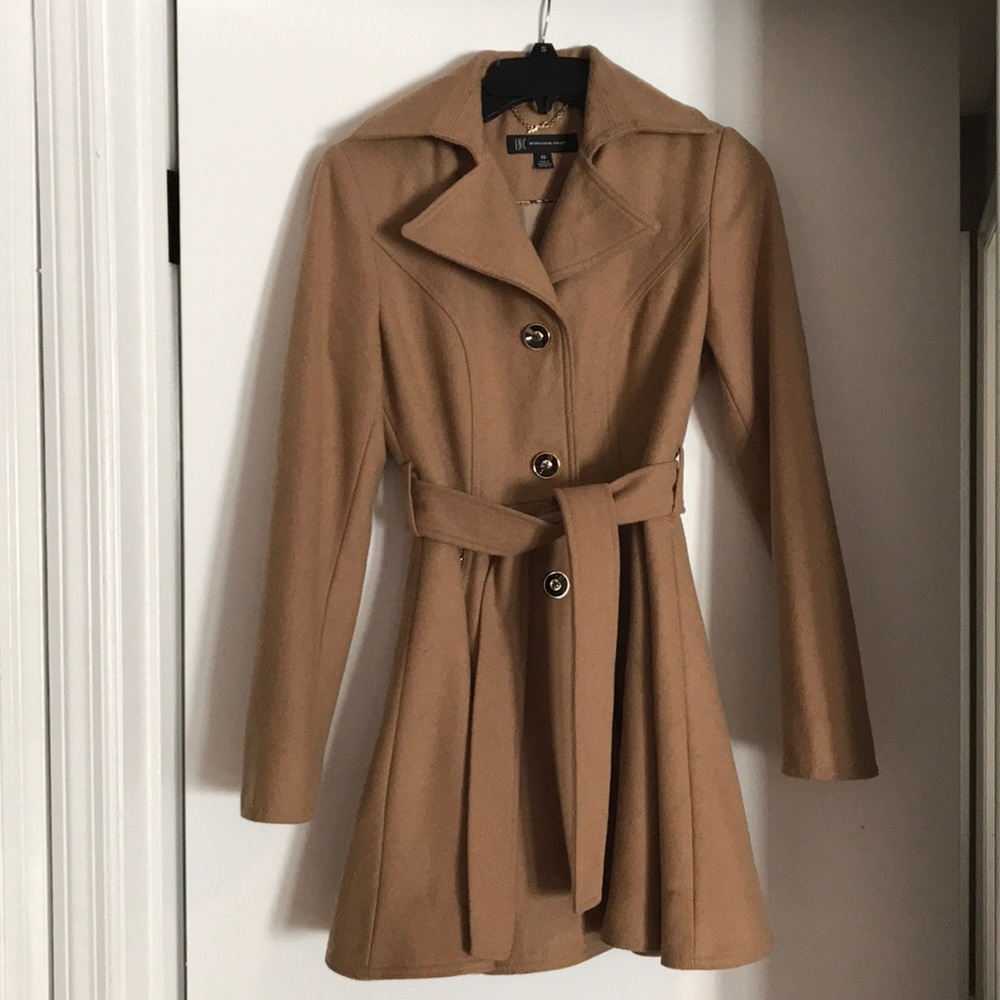 INC Fit and Flare Peacoat: XS